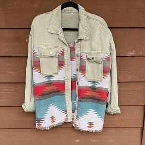 Southwestern Patterned Jacket
